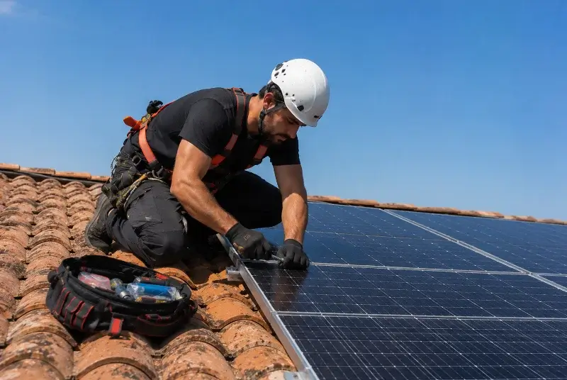 Maintenance et monitoring de panneaux solaires à Matemale