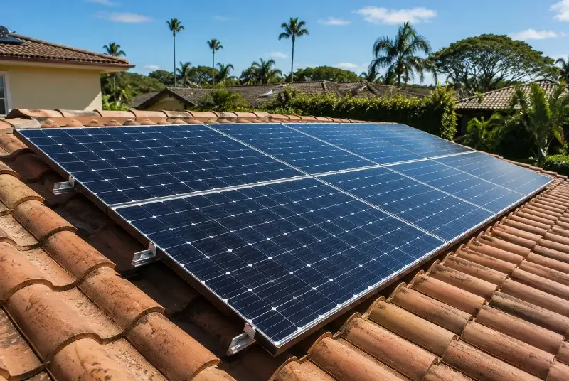 Installation de panneaux solaires à Matemale